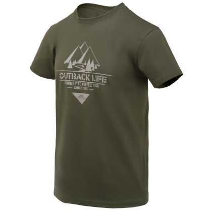 T-shirt homme Helikon-Tex T-Shirt (Outback Life) green Taiga Green