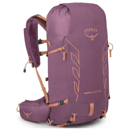 Sac à dos femme randonnée Osprey Tempest Velocity 30 violet pashmina/melon