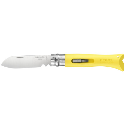 couteau pliant Opinel VRI N°09 DIY jaune