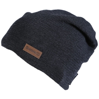 Bonnet homme Sherpa Trevos Merino gris foncé mel dark grey