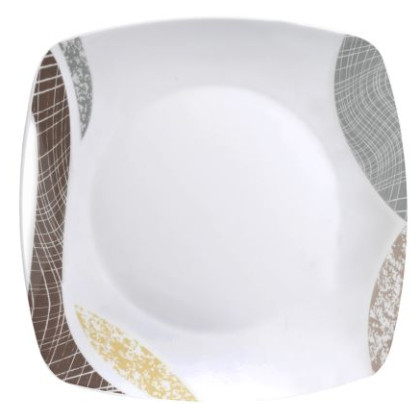 Assiette Brunner Dinner plate brown