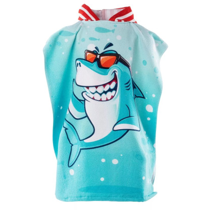 Poncho enfant Aquawave Sharki Poncho bleue blue