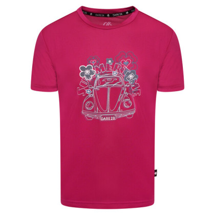 T-shirt enfant Dare 2b Rightful Tee rose Fuchsia