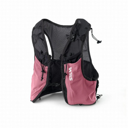 Gilet course Silva Strive Fly Vest noir / rose Rose