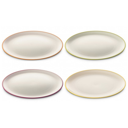 Set d'assiettes Omada Sanaliving DinnerPlate Set 4x Plate 24xh2cm