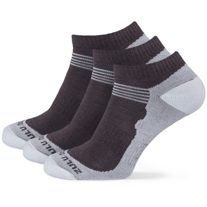 Chaussettes Zulu Merino Summer M 3-pack gris / brun