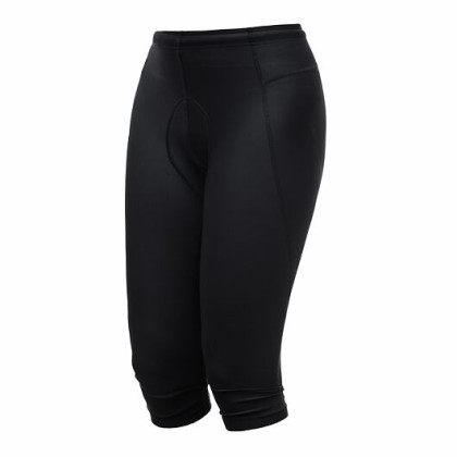 Pantalon vélo 3/4 femme Sensor Cyklo Entry vert True black