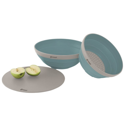 Set de bols et passoire Outwell Collaps Bowl & Colander Set bleu clair Classic Blue