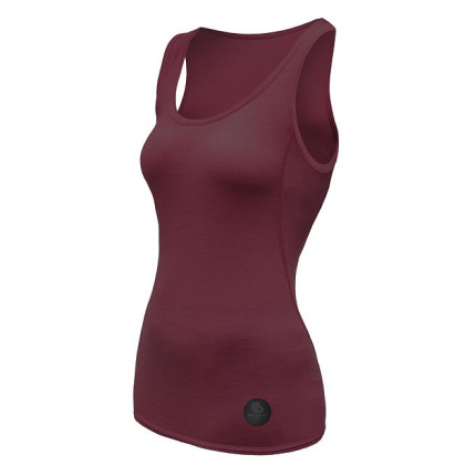 Top femme Sensor Merino Air rouge port red