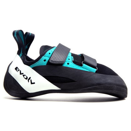 Chaussons d'escalade Evolv Geshido bleue Black/Teal/White