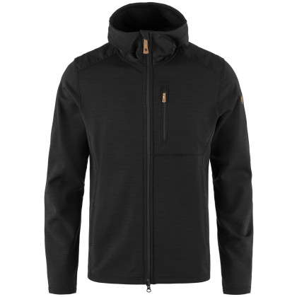 Sweat-shirt homme Fjällräven Keb Fleece Hoodie vert Black