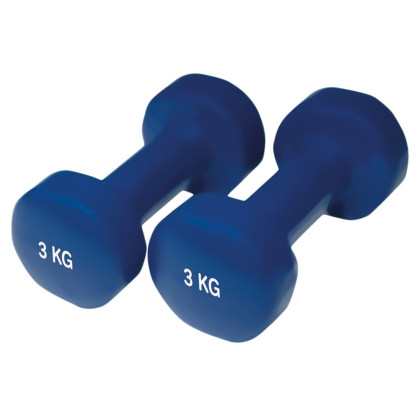 Haltères Yate neopren 3kg/pár bleue