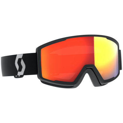 Masques ski Scott Factor Pro Light Sensitive noir / blanc mineral black/white/light sensitive red chrome