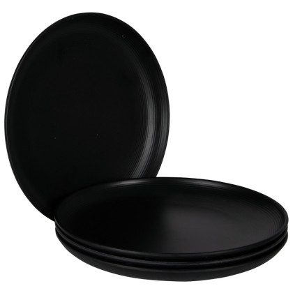 Set d'assiettes Bo-Camp Orville 4 pcs noir Black