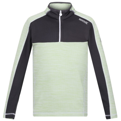 Sweatshirt enfant Regatta Hewley vert clair Quiet Green/Seal Grey