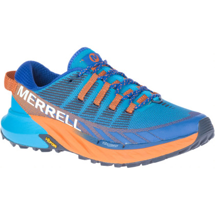 Chaussures de running hommes Merrell Agility Peak 4 bleu / orange Tahoe