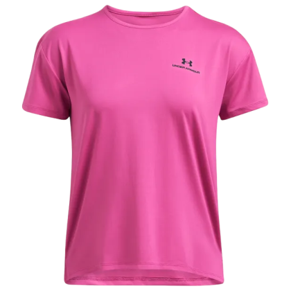 T-shirt fonctionnel femme Under Armour Rush Energy SS 2.0 rose AstroPink/Black