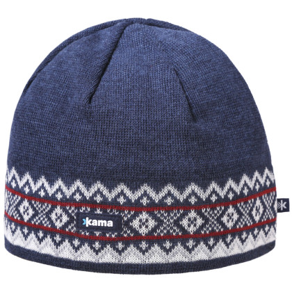 Bonnet laine mérinos Kama A144 bleu foncé Darkblue