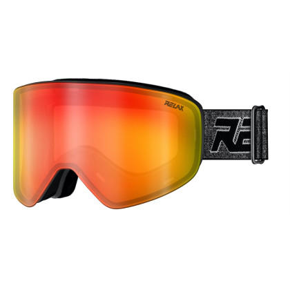 Masques ski Relax X-Fighter noir / orange Black