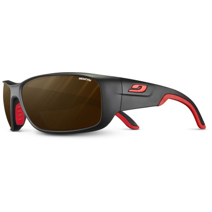 Lunettes soleil Julbo Run 2 Ra Pf 2-4 vert black mat/red