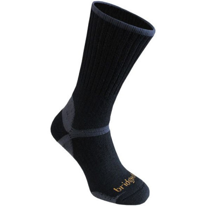 Chaussettes Bridgedale Merino Hiker MM vert Black