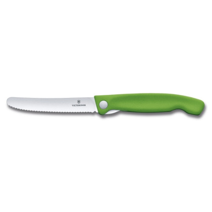 Coteau pliant Victorinox Swiss Classic - vlnkové ostří green Green