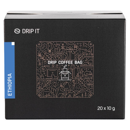 Café Drip it Ethiopia Sidamo 20 x 10 g bleue