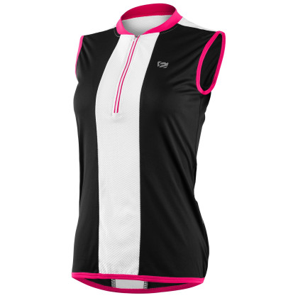 Maillot vélo femme Etape Pretty noir / rose Black/Pink