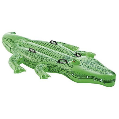 Crocodile gonflable Intex Giant Gator RideOn 58562NP green