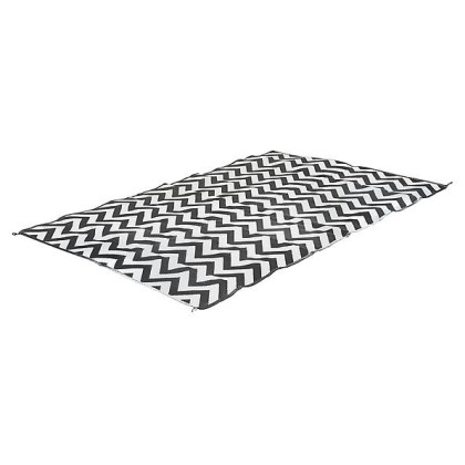 Tapis de tente Bo-Camp Chill Mat Carpet XL Wave noir / blanc