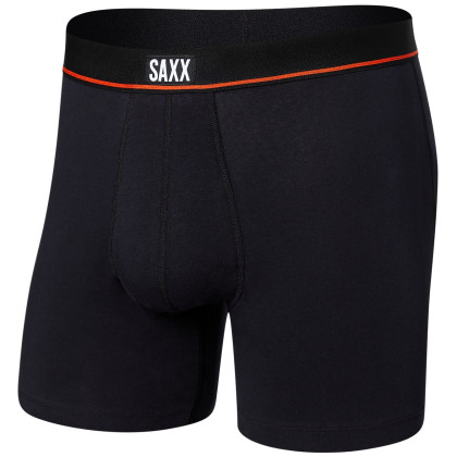 Caleçon Saxx Non-Stop Stretch Cotton Boxer Brief Fly vert Black