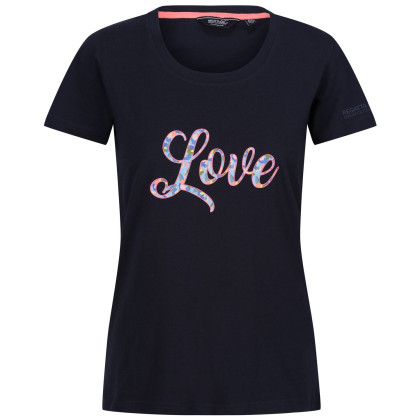 T-shirt femme Regatta Filandra VIII bleu / bleue claire Navy Love