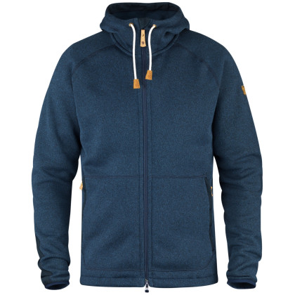 Sweat-shirt homme Fjällräven Övik Fleece Hoodie M bleue Navy