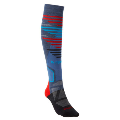 Chaussettes homme Bridgedale Ski Lightweight bleue Blue/Black/