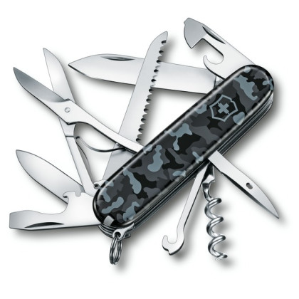 Couteau Victorinox Huntsman Navy Camo bleu foncé