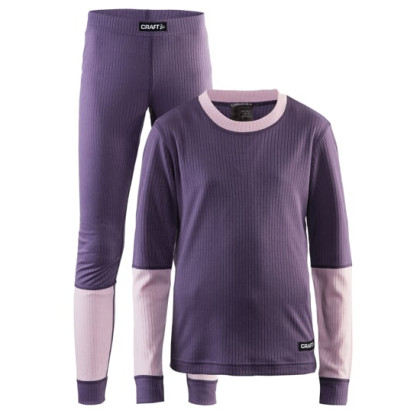 Ensemble enfant Craft Baselayer Junior violet