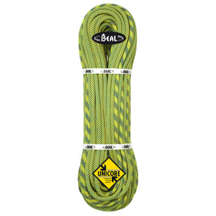 Corde d'escalade Beal Booster Unicore Safe Control 9,7 mm (60 m) green