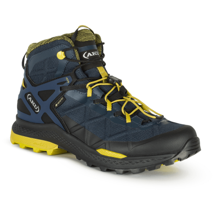 Chaussures homme Aku Rocket Mid Gtx bleu foncé BLUE/MUSTARD