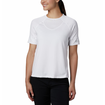 T-shirt femme Columbia Windgates SS Tee blanc White