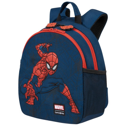 Sac à dos enfant Samsonite Disney Ultimate 2.0 Bp S Marvel bleue / rouge Spiderman Web