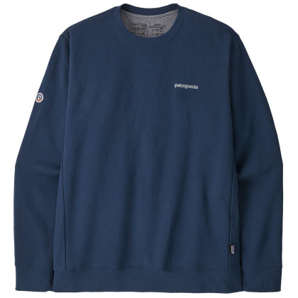 Sweatshirt Patagonia Fitz Roy Icon Uprisal Crew bleu foncé Lagom Blue