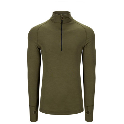 Col roulé homme Brynje of Norway Arctic Tactical Zip-polo 3/4 neck olive olive