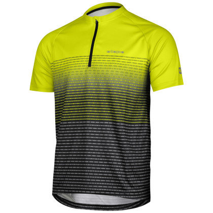 Maillot vélo homme Etape Freetime 2.0 noir / jaune limeta/černá