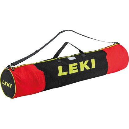 Housse bâtons Leki Pole Bag Team 140/15 noir / rouge fluorescent red-black-neonyellow