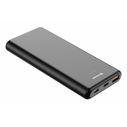 Banque d'énergie Swissten Power Line 10000 mAh vert Black