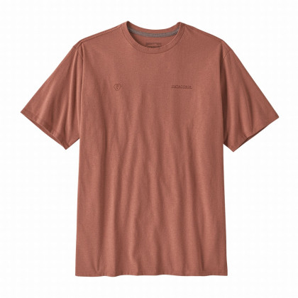 T-shirt homme Patagonia M's Forge Mark Responsibili-Tee brun Sienna Clay