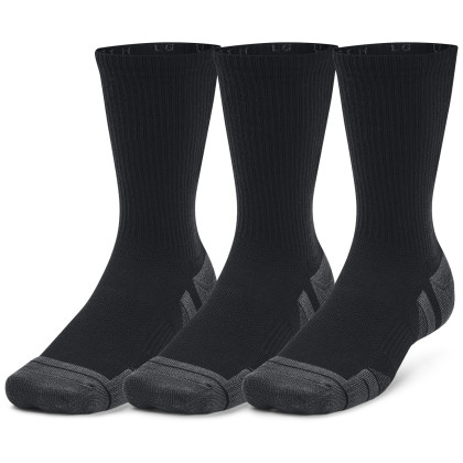 Jeu de chaussettes Under Armour Performance Tech 3pk Crew vert Black / Black / Jet Gray