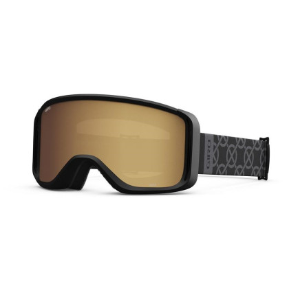 Lunettes de ski femmes Giro Sagen W vert Black Monogram Amber Gold/Yellow