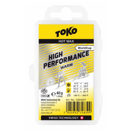 Cire TOKO World Cup High Performance chaud 40 g TripleX