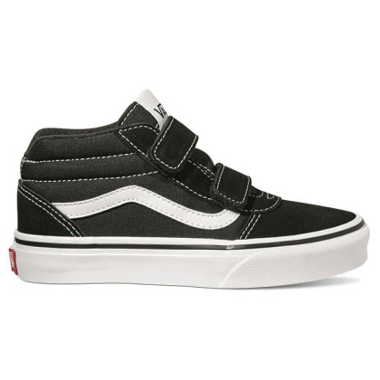 Chaussures enfant Vans Yt Ward Mid V noir / blanc (Suede/Canvas)Black/White